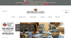 Desktop Screenshot of boxwoodlane.com